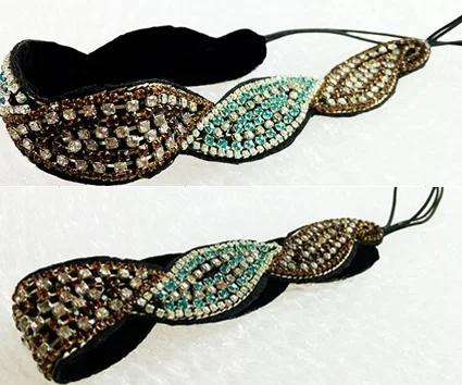 New Wholesale fashion colorful gems beads handmade elastic headband hairband hair accessories
New Wholesale fashion colorful gems beads handmade elastic headband hairband hair accessories