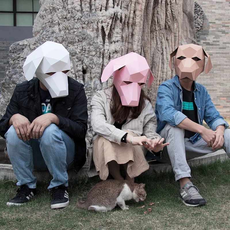 New Creative Dog Head Mask Handwork Hallowen Mask Paper Matrix Cosplay 3D Animal Head Mask Party Decor Funny Photo Prop
New Creative Dog Head Mask Handwork Hallowen Mask Paper Matrix Cosplay 3D Animal Head Mask Party Decor Funny Photo Prop
