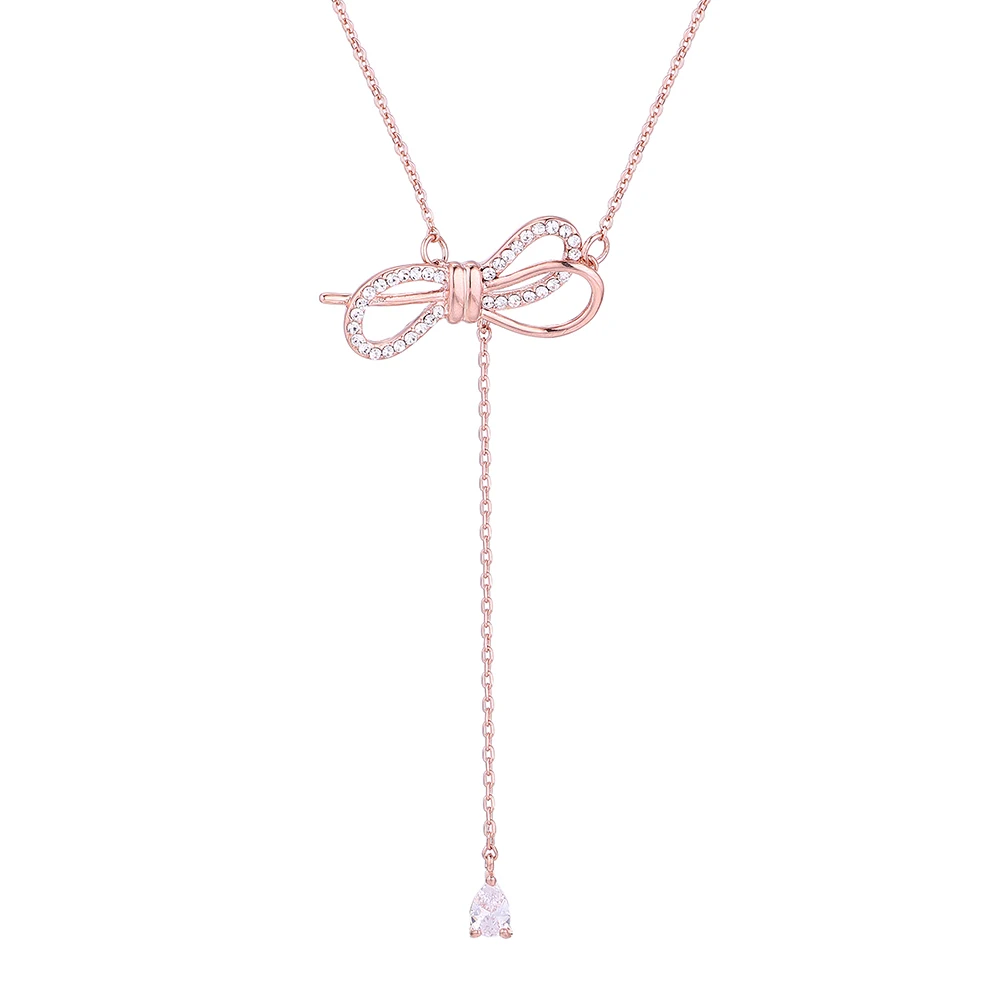 Bulage Lifelong Bow Y Necklace Bowknot Pendant Long Chain Choker Mixed Plating Crystals From Swarovski For Women Wedding Holiday
Bulage Lifelong Bow Y Necklace Bowknot Pendant Long Chain Choker Mixed Plating Crystals From Swarovski For Women Wedding Holiday