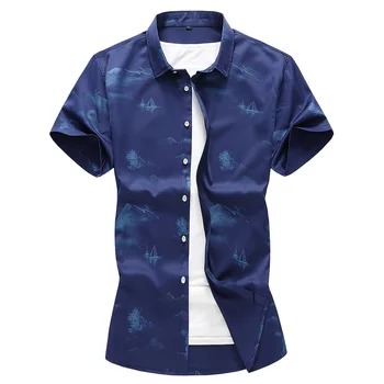 2019 New Summer Men's Shirt Fashion Slim Fit Short Sleeve Print Shirt Clothes Trend Male Casual Floral Shirts M-7XL
2019 New Summer Men's Shirt Fashion Slim Fit Short Sleeve Print Shirt Clothes Trend Male Casual Floral Shirts M-7XL