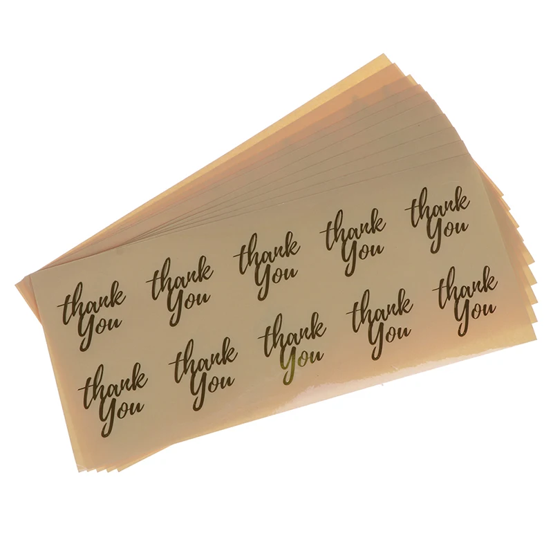 New 100pcs Thank you gold foil gift labels DIY handmade with love transparent sticker labels for jewelry/cookies/handmade favors
New 100pcs Thank you gold foil gift labels DIY handmade with love transparent sticker labels for jewelry/cookies/handmade favors
