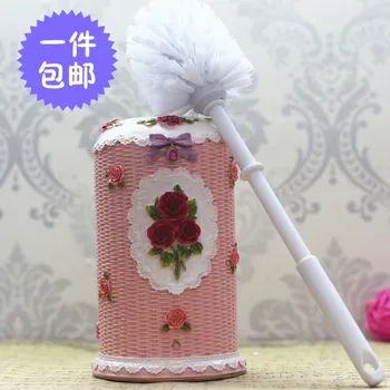 Royal pastoral home European creative resin toilet brush with base bathtub brush toilet brush set special offer LO61425
Royal pastoral home European creative resin toilet brush with base bathtub brush toilet brush set special offer LO61425