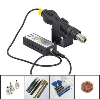 110V 220V Portable Hot Air Gun BGA Rework Solder Station Hot Air Blower Heat Gun Intelligent Detection And Cool Air YOUYUE 8858
110V 220V Portable Hot Air Gun BGA Rework Solder Station Hot Air Blower Heat Gun Intelligent Detection And Cool Air YOUYUE 8858