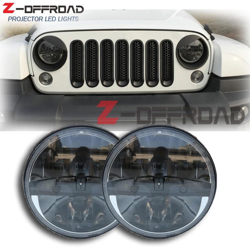 For Land Rover Defender head light replacement plug and play 7" LED headlamp kit with Hi/Lo Beam spot lighting for jeep wrangler
For Land Rover Defender head light replacement plug and play 7" LED headlamp kit with Hi/Lo Beam spot lighting for jeep wrangler