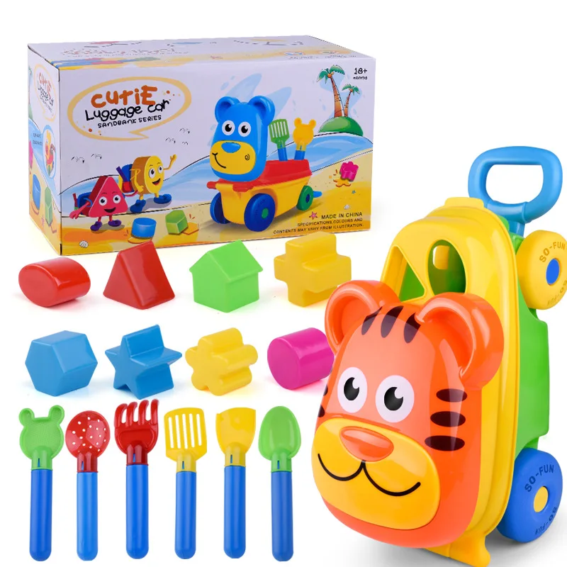 Trolley Piece Suit Toys for Children Beach Bucket Children's Beach Toys Parent-child Interaction Educational Kids Toys
Trolley Piece Suit Toys for Children Beach Bucket Children's Beach Toys Parent-child Interaction Educational Kids Toys