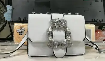 Balck Casual Pu Leather Handbag Women Rhinestone Square Solid Shoulder Bag Women Casual Pochette Femme Message Crossbody Bag
Balck Casual Pu Leather Handbag Women Rhinestone Square Solid Shoulder Bag Women Casual Pochette Femme Message Crossbody Bag