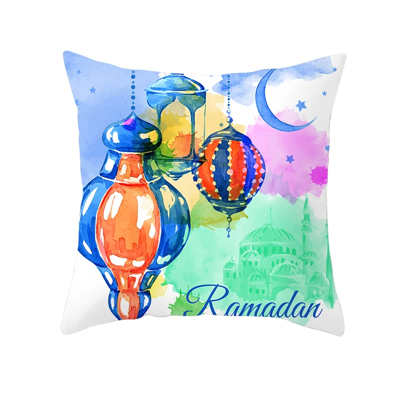 New Islamic Eid Mubarak Decorations For Home Pillowcase Ramadan Decor Sofa Cotton Muslim Mosque Decorative Cushion Cover 45X45CM
New Islamic Eid Mubarak Decorations For Home Pillowcase Ramadan Decor Sofa Cotton Muslim Mosque Decorative Cushion Cover 45X45CM