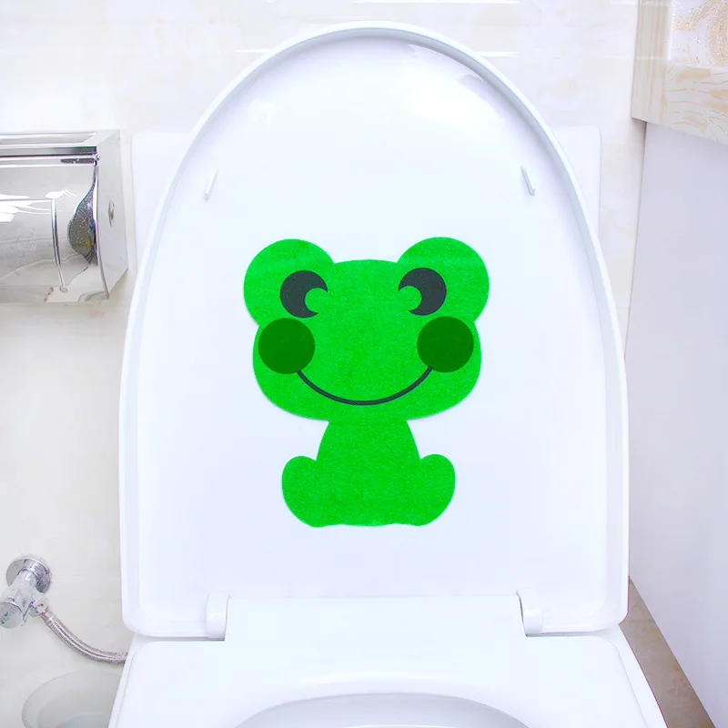 Cartoon lovely animal toilet stickers Creative cute home decoration bathroom Bear frog rabbit wall sticker
Cartoon lovely animal toilet stickers Creative cute home decoration bathroom Bear frog rabbit wall sticker
