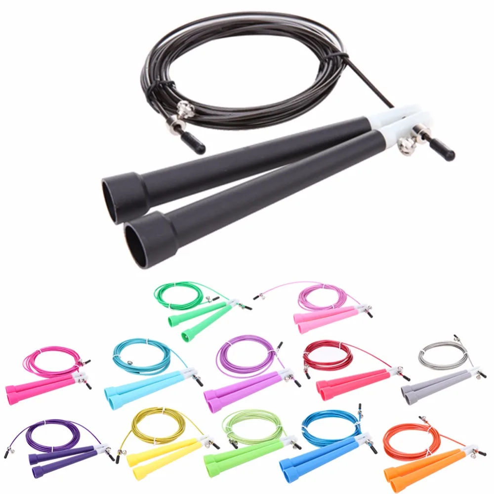 3M Jump Skipping Ropes Cable Steel Adjustable Handle Jump Ropes Crossfit Training Boxing Sports Exercises Fitness Equipment
3M Jump Skipping Ropes Cable Steel Adjustable Handle Jump Ropes Crossfit Training Boxing Sports Exercises Fitness Equipment