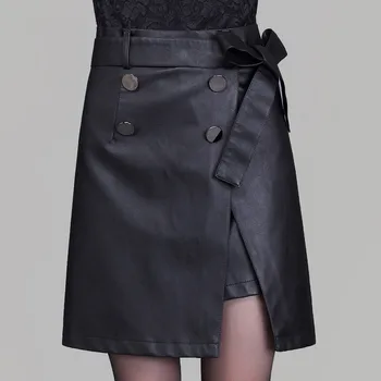 Autumn Winter Leather Skirt Plus Size 5XL Women Clothes Faldas Slim Black Leather Skirts Women High Waist Short Mini Skirt C2883
Autumn Winter Leather Skirt Plus Size 5XL Women Clothes Faldas Slim Black Leather Skirts Women High Waist Short Mini Skirt C2883