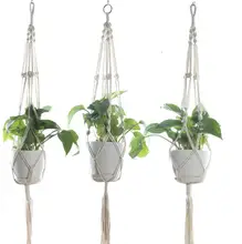 Macrame Plant Hangers Outdoor Indoor Wall Hanging Planter Basket Flower Pot Holder Vintage Home Decor Gift 105cm
Macrame Plant Hangers Outdoor Indoor Wall Hanging Planter Basket Flower Pot Holder Vintage Home Decor Gift 105cm