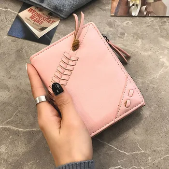 Women PU Leather Tassel Short Wallet New 2019 Female New Fashion Purses Ladies Hasp Candy Colour Card Holder Coin Clutches
Women PU Leather Tassel Short Wallet New 2019 Female New Fashion Purses Ladies Hasp Candy Colour Card Holder Coin Clutches