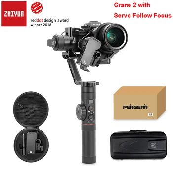 Zhiyun Official Crane 2 3-Axis Camera Stabilizer Gimbal with Servo Follow Focus for All Models of DSLR Mirrorless Camera 5D2/3/4 
Zhiyun Official Crane 2 3-Axis Camera Stabilizer Gimbal with Servo Follow Focus for All Models of DSLR Mirrorless Camera 5D2/3/4