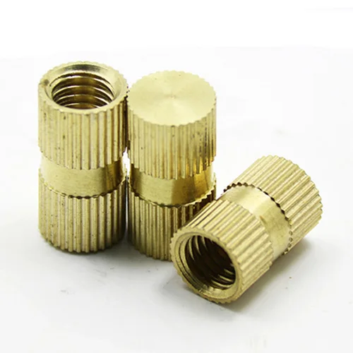 20pcs M6 Type B Blind hole single pass brass nut Injection molding Copper inlay Cu embedded parts OD 8.3mm Knurled nut 8-20mm H
20pcs M6 Type B Blind hole single pass brass nut Injection molding Copper inlay Cu embedded parts OD 8.3mm Knurled nut 8-20mm H