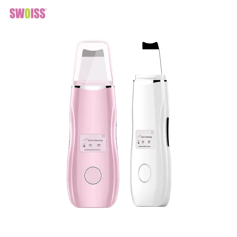 SWOISS Ultrasonic Face Cleaning Spatula Facial Wrinkle Reducer Deep Clean Pore Peeling Skin Scrubber Blackhead Removal Device
SWOISS Ultrasonic Face Cleaning Spatula Facial Wrinkle Reducer Deep Clean Pore Peeling Skin Scrubber Blackhead Removal Device
