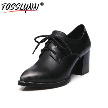 TASSLYNN 2019 Women Pumps British Style Causal Shoes Women Pointed Toe Square High Heel Lace Up Ladies Leisure Shoes Size 34-39
TASSLYNN 2019 Women Pumps British Style Causal Shoes Women Pointed Toe Square High Heel Lace Up Ladies Leisure Shoes Size 34-39