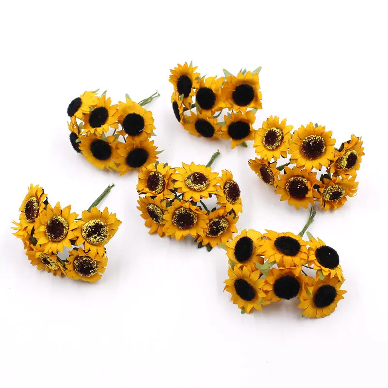 Handmade high quality artificial flowers African sunflower wedding decoration flower head crown flower DIY gift box cut flowers
Handmade high quality artificial flowers African sunflower wedding decoration flower head crown flower DIY gift box cut flowers