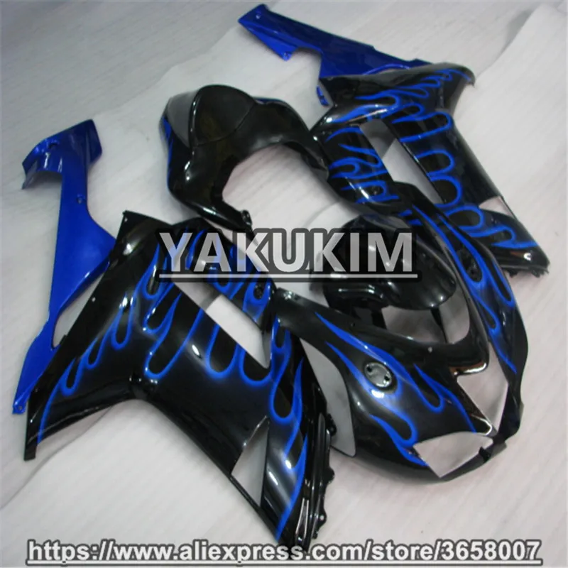 Якуким ABS инъекции Обтекатели для Kawasaki NINJA ZX-6R 07-08 год 2007 2008 ZX6R 636 07 08 мотоцикл