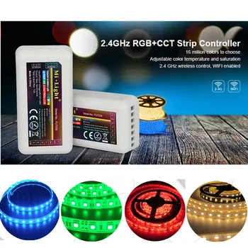 12-24V Mi light 2.4GHz RGB+CCT Strip Controller FUT039 Adjustable Color Temperature and saturation Wireless control WIFI enabled
12-24V Mi light 2.4GHz RGB+CCT Strip Controller FUT039 Adjustable Color Temperature and saturation Wireless control WIFI enabled
