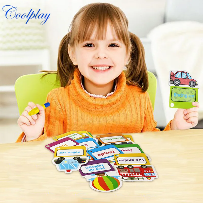 30PCS Kids Water Drawing Card Coloring Book & 2 Magic Pen Early Recognize Card Painting Board English Learning Educational Toys
30PCS Kids Water Drawing Card Coloring Book & 2 Magic Pen Early Recognize Card Painting Board English Learning Educational Toys