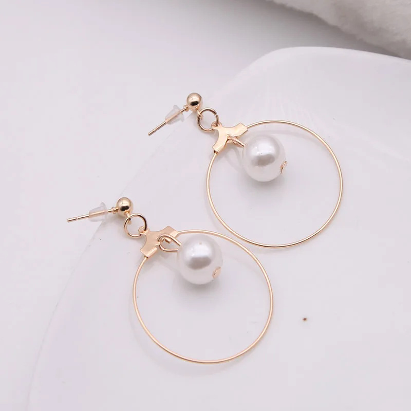 E0364 Fashion Pearl Drop & Dangle Earrings Gold Color Circle Round Earring For Women Statement Wedding Party Jewlery Best Gift
E0364 Fashion Pearl Drop & Dangle Earrings Gold Color Circle Round Earring For Women Statement Wedding Party Jewlery Best Gift