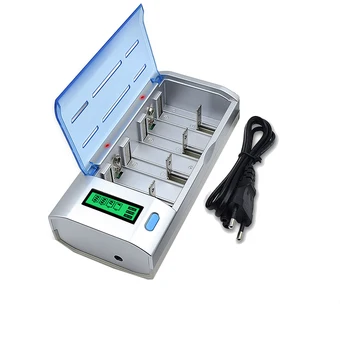C906W Multi Usage 4 Slots LCD Display Battery Charger For Nimh Nicd AA/AAA/SC/C/D/9V Rechargeable battery
C906W Multi Usage 4 Slots LCD Display Battery Charger For Nimh Nicd AA/AAA/SC/C/D/9V Rechargeable battery