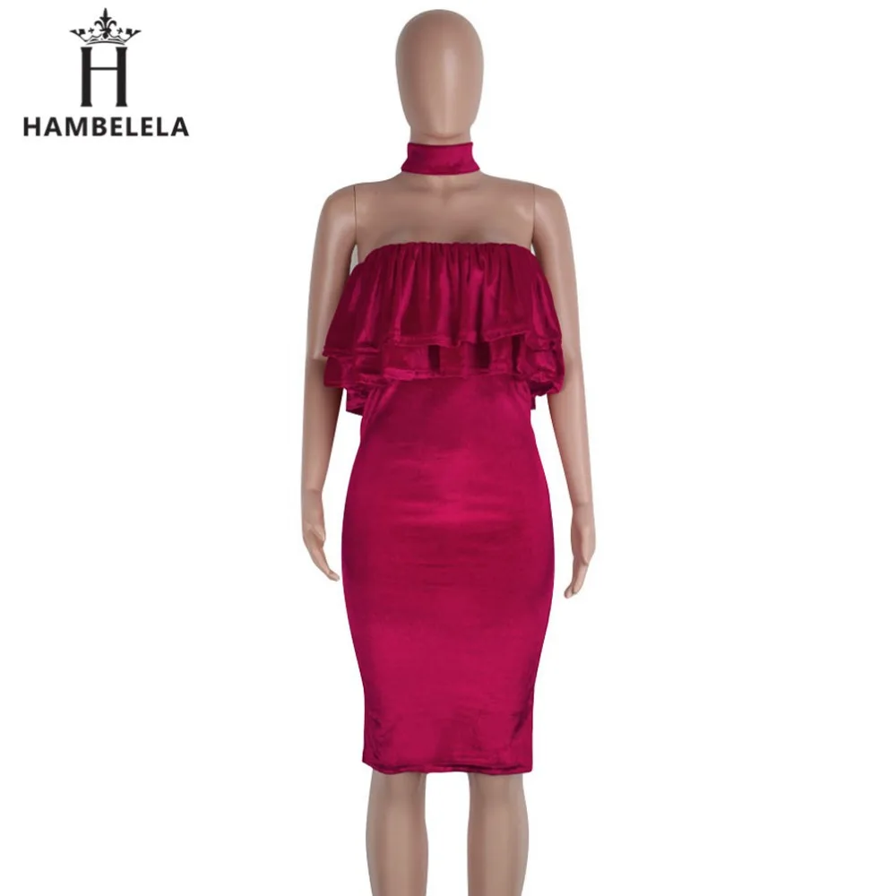 HAMBELELA Sexy Off Shoulder Wine Red Sheath Velvet Dress Women Winter Party Long Sleeve 2016 Elegant Pencil Bodycon Ladies Dress
HAMBELELA Sexy Off Shoulder Wine Red Sheath Velvet Dress Women Winter Party Long Sleeve 2016 Elegant Pencil Bodycon Ladies Dress