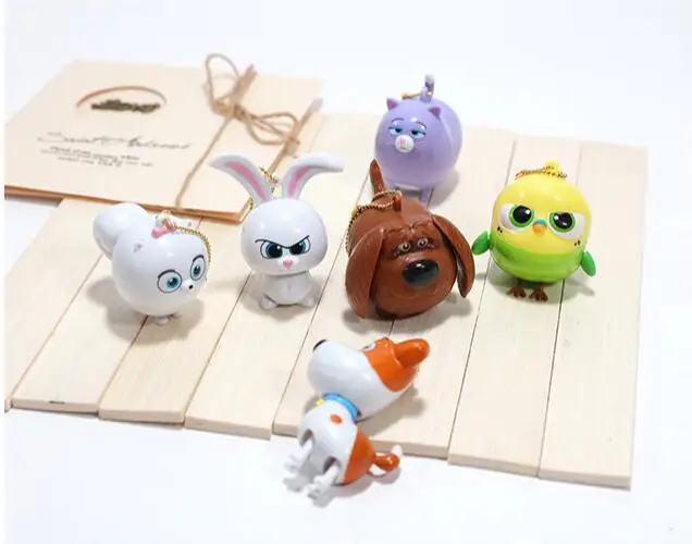 6pcs/lot the secret pets life PVC Dog Cat Rabbit Action Figure Toy Backpack Pendant
6pcs/lot the secret pets life PVC Dog Cat Rabbit Action Figure Toy Backpack Pendant