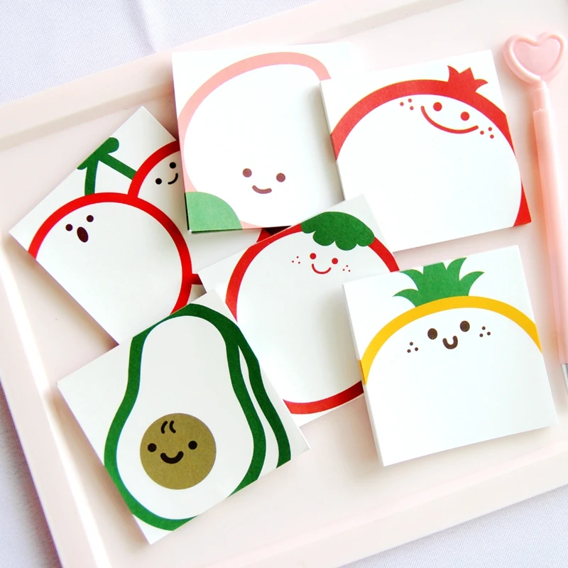 Lovely Cherry Strawberry Avocado Memo Pad Student Diary DIY Sticky Notes Planner Notepad Kawaii Stationery School Office Supply
Lovely Cherry Strawberry Avocado Memo Pad Student Diary DIY Sticky Notes Planner Notepad Kawaii Stationery School Office Supply