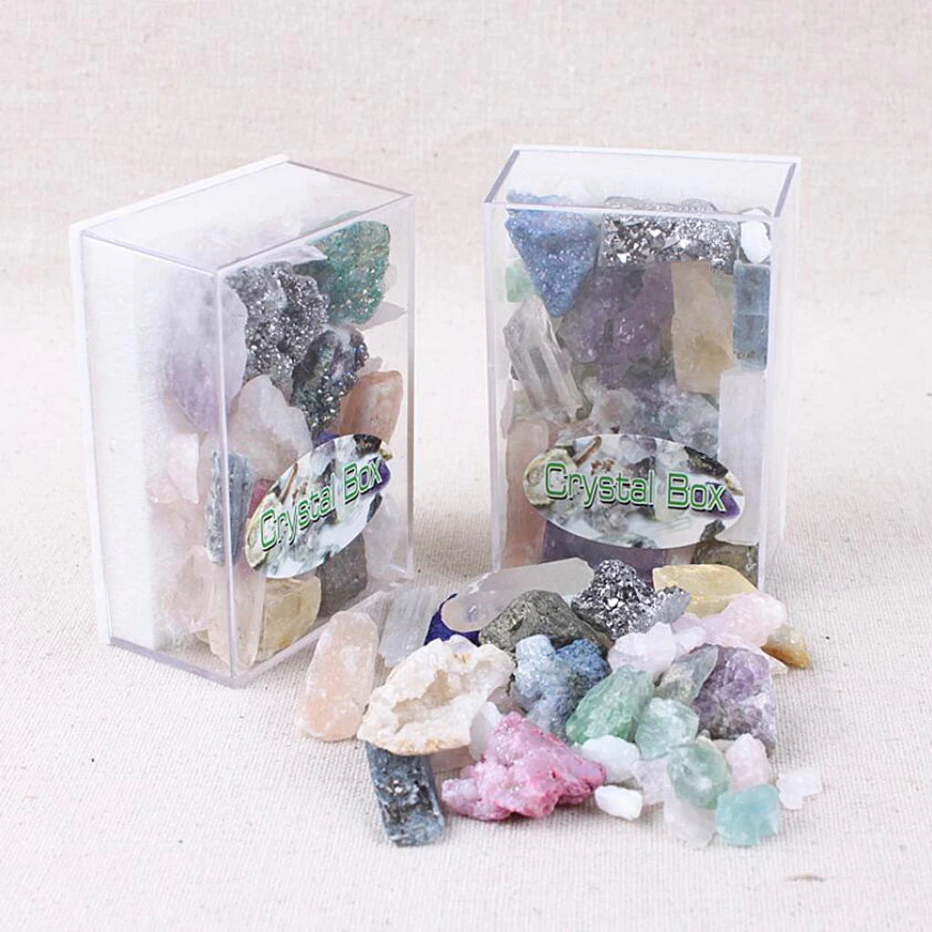 Rock & Mineral Collection PK218 Geology Science Kit Earth Science Toy - Mixed Minerals