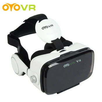 OYOVR Y4 4.0 Version Google cardboard VR BOX with Headphone Smartphone