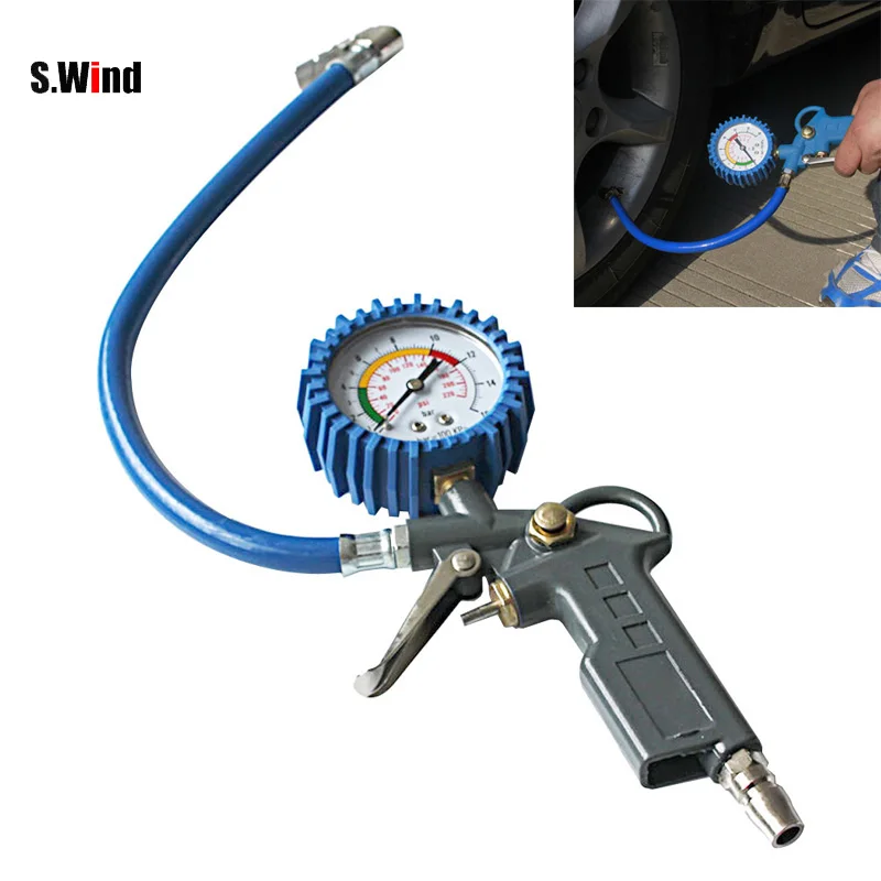 0-220PSI Self-locking Auto Car Wheel Tire Air Pressure Gauge Meter Tyre Tester Vehicle Monitoring System
0-220PSI Self-locking Auto Car Wheel Tire Air Pressure Gauge Meter Tyre Tester Vehicle Monitoring System