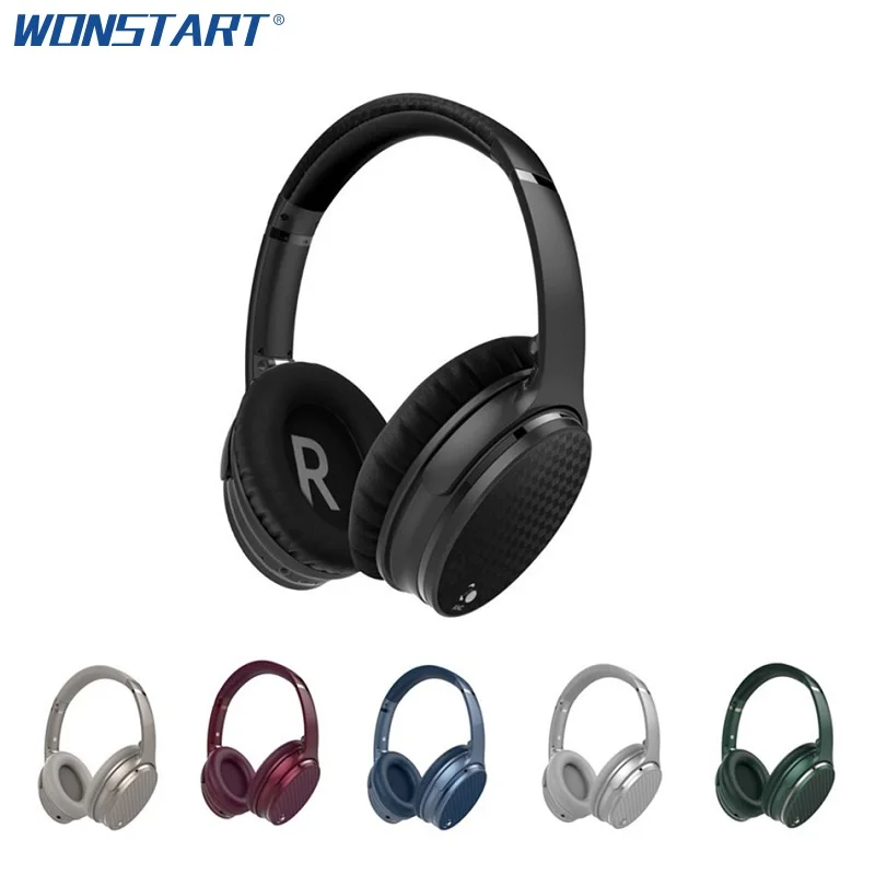ANC Bluetooth Headphones Waterproof IPX4 Wireless Headphone Stereo Active Noise Cancelling With Mic Bluetooth Headset Wonstart
ANC Bluetooth Headphones Waterproof IPX4 Wireless Headphone Stereo Active Noise Cancelling With Mic Bluetooth Headset Wonstart
