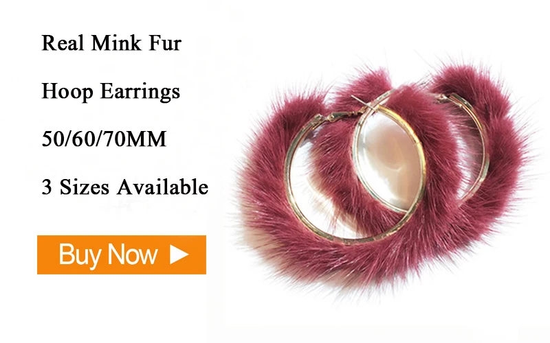 Fur Hoop-Burgundy