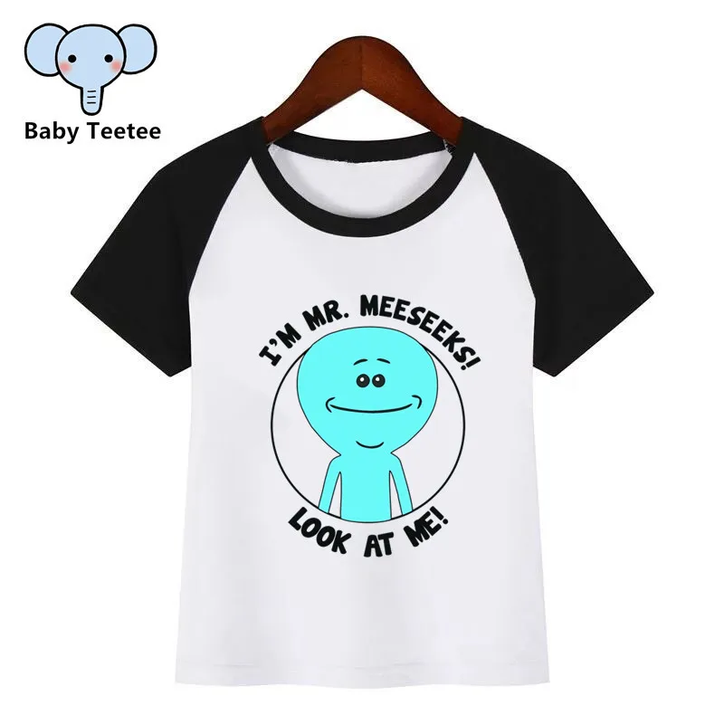 New Cartoon Rick and Morty Mr. Meeseeks Funny Rick Morty Print Children T-shirt Baby Kids Funny Clothes Children Summer T-shirt
New Cartoon Rick and Morty Mr. Meeseeks Funny Rick Morty Print Children T-shirt Baby Kids Funny Clothes Children Summer T-shirt
