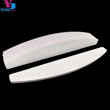 10 יחידות נייר זכוכית קובץ פולני בננה מרוט לימונים Ongles Professionnelles רחיץ מניקור כלי סט אקריליק אספקת מסמר(China)