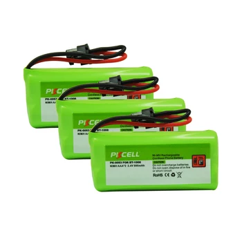 3PCS PKCELL Ni-MH Battery Pack AAA 800mAh 2.4V Ni-MH Rechargeable Cordless Phone Battery for BT-1008 Mitsumi-2P (PK-0053)
3PCS PKCELL Ni-MH Battery Pack AAA 800mAh 2.4V Ni-MH Rechargeable Cordless Phone Battery for BT-1008 Mitsumi-2P (PK-0053)
