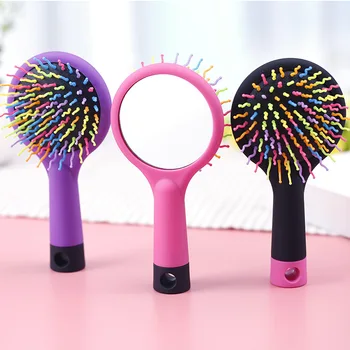 Magic Hair Comb Brush Rainbow Volume Styling Tools Anti Tangle Anti-static Head Gasbag Massager Hairbrush With Mirror
Magic Hair Comb Brush Rainbow Volume Styling Tools Anti Tangle Anti-static Head Gasbag Massager Hairbrush With Mirror