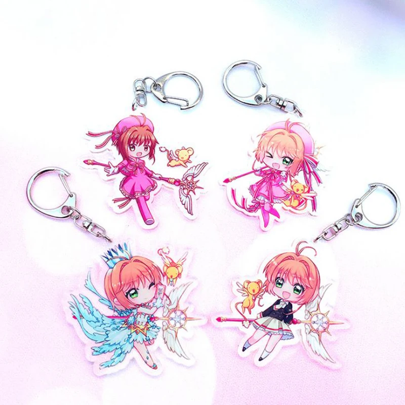 1 Pc Adorable Anime Cardcaptor Sakura Keychain Figure Model Toy Acrylic Transparent Key Chain Keyring Girls Gift
1 Pc Adorable Anime Cardcaptor Sakura Keychain Figure Model Toy Acrylic Transparent Key Chain Keyring Girls Gift