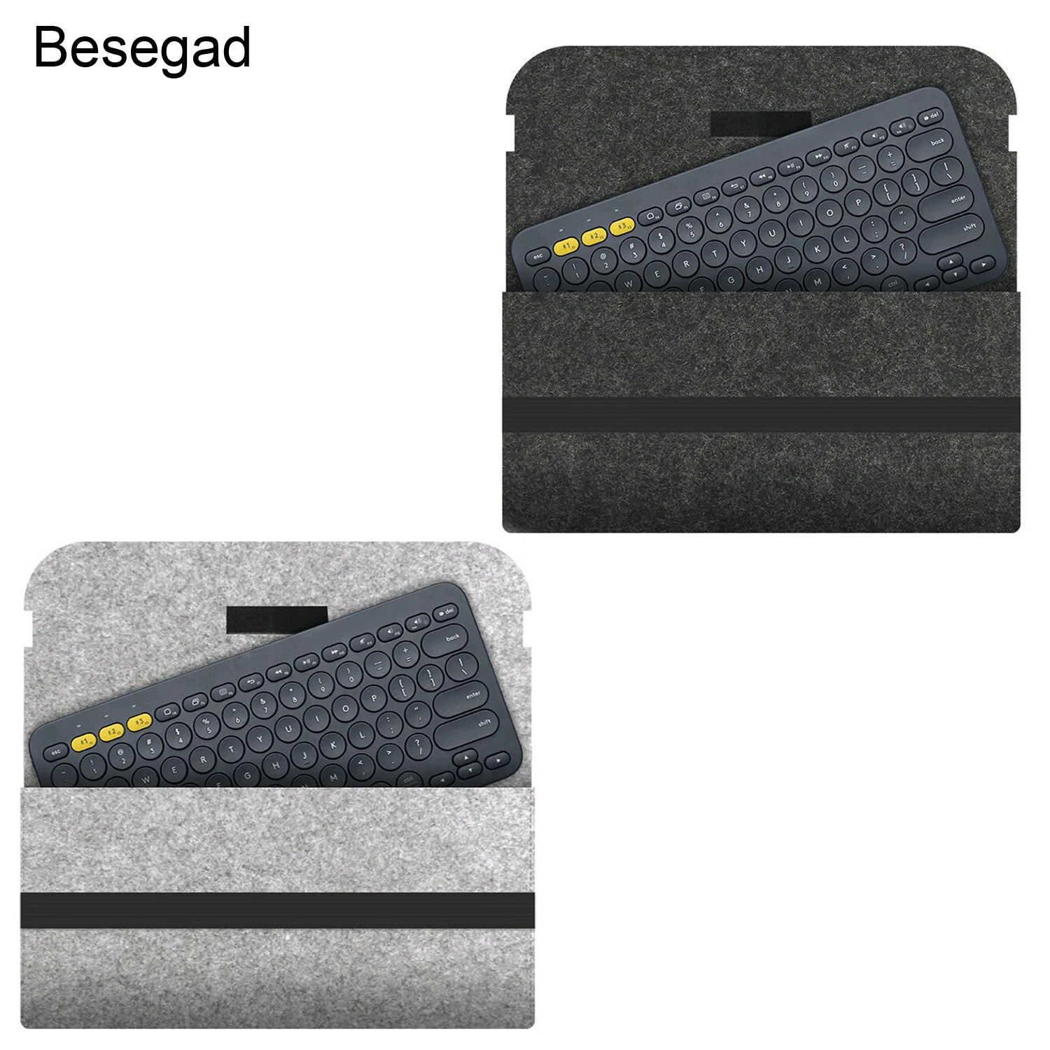 Besegad Portable Dustproof Felt Storage Bag Case Cover Sleeve for Logitech K380 Bluetooth Keyboard
Besegad Portable Dustproof Felt Storage Bag Case Cover Sleeve for Logitech K380 Bluetooth Keyboard