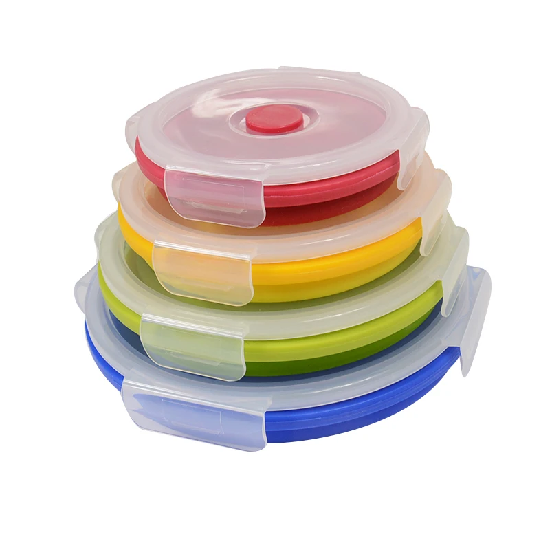 XC USHIO Folding Silicone Round Lunch Box For Kids Adult Portable Plastic Picnic Food Container Storage Box 4 Color Size
XC USHIO Folding Silicone Round Lunch Box For Kids Adult Portable Plastic Picnic Food Container Storage Box 4 Color Size