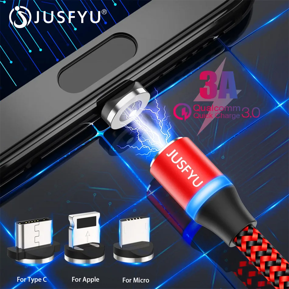 3A Fast Charging Magnetic Micro USB Type C Cable Charger For iPhone 6 7 8 Plus X XR XS Max iPad Mobile Phone Charging USBC Cord
3A Fast Charging Magnetic Micro USB Type C Cable Charger For iPhone 6 7 8 Plus X XR XS Max iPad Mobile Phone Charging USBC Cord