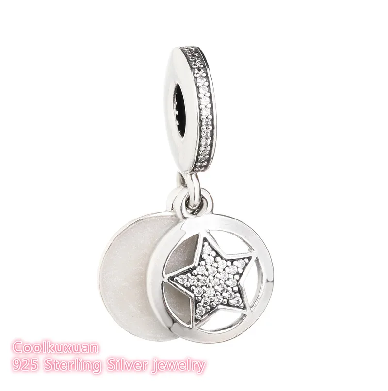 Autumn 925 Sterling Silver Friendship Star Dangle Charm, Silver Enamel & Clear CZ Beads Fit Brand Charms Bracelet jewelry
Autumn 925 Sterling Silver Friendship Star Dangle Charm, Silver Enamel & Clear CZ Beads Fit Brand Charms Bracelet jewelry