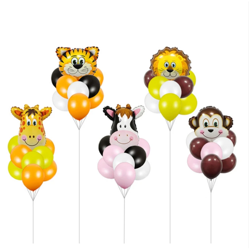 9pcs animal Head Foil Balloon bouquet safari themed party Hawaii Party Giraffe&monkey&zebra&Cow birthday party supplies kids to
9pcs animal Head Foil Balloon bouquet safari themed party Hawaii Party Giraffe&monkey&zebra&Cow birthday party supplies kids to