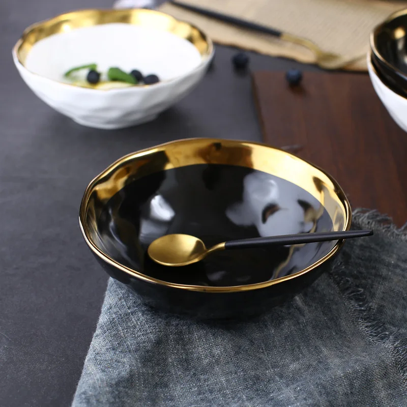 Creative European Vintage Matte Ceramic Bowl Rice Bowl Soup Bowl Sum Fruit Salad cutlery porcelain dinner sets
Creative European Vintage Matte Ceramic Bowl Rice Bowl Soup Bowl Sum Fruit Salad cutlery porcelain dinner sets