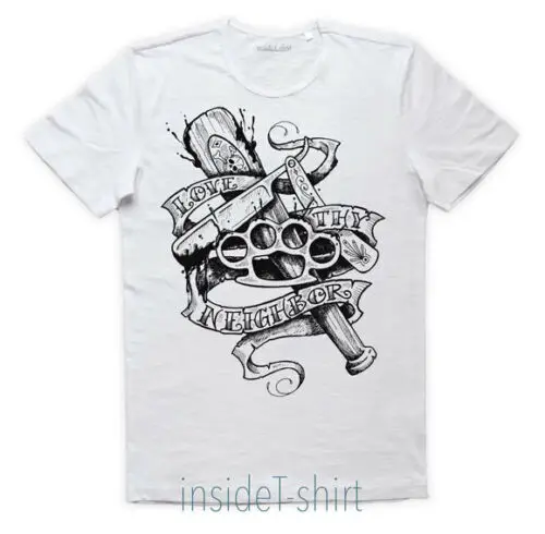 MAGLIETTA AMA I TUOI VICINI maglia hooligans love thy neighbor cool T-SHIRT MAN Summer Men'S fashion Tee,Casual Short Sleeve TEE
MAGLIETTA AMA I TUOI VICINI maglia hooligans love thy neighbor cool T-SHIRT MAN Summer Men'S fashion Tee,Casual Short Sleeve TEE