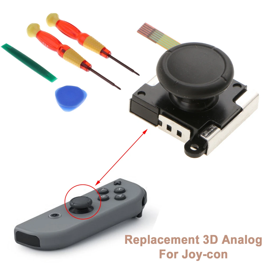 New Coming 3D Analog Sensor Module Joystick Thumbstick For Nintendo Switch NS Joy-Con Controller With Repair Tool Optional
New Coming 3D Analog Sensor Module Joystick Thumbstick For Nintendo Switch NS Joy-Con Controller With Repair Tool Optional