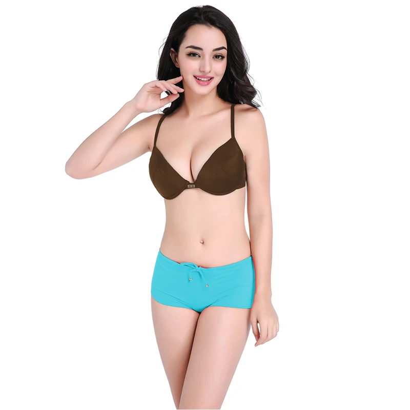 2018 new HOT sale Europe and America bikini chest steel support split thin swimsuit female small chest gathered sexy beach spa
2018 new HOT sale Europe and America bikini chest steel support split thin swimsuit female small chest gathered sexy beach spa