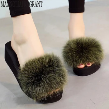 Women's Furry Slippers Ladies Cute Plush Fox Hair Fluffy Slippers Women's Fur Slippers Warm Slippers for Women Beach flip flops
Women's Furry Slippers Ladies Cute Plush Fox Hair Fluffy Slippers Women's Fur Slippers Warm Slippers for Women Beach flip flops