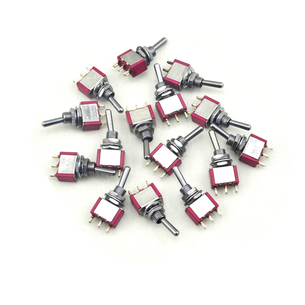 50 X AC ON-ON 3PIN SPDT 2 Position Latching Miniature Toggle Switch Free Shipping
50 X AC ON-ON 3PIN SPDT 2 Position Latching Miniature Toggle Switch Free Shipping